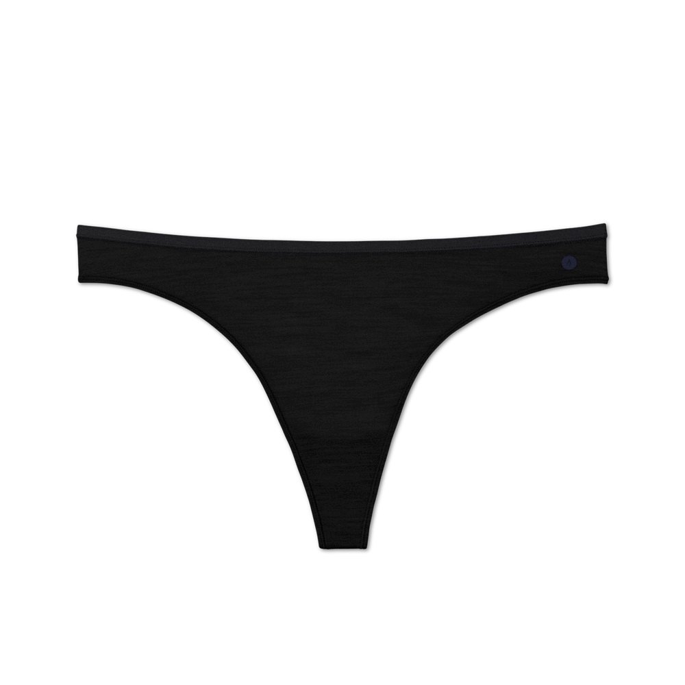 Allbirds Women's Trino® Thong - Briefs Black - BJQ671253